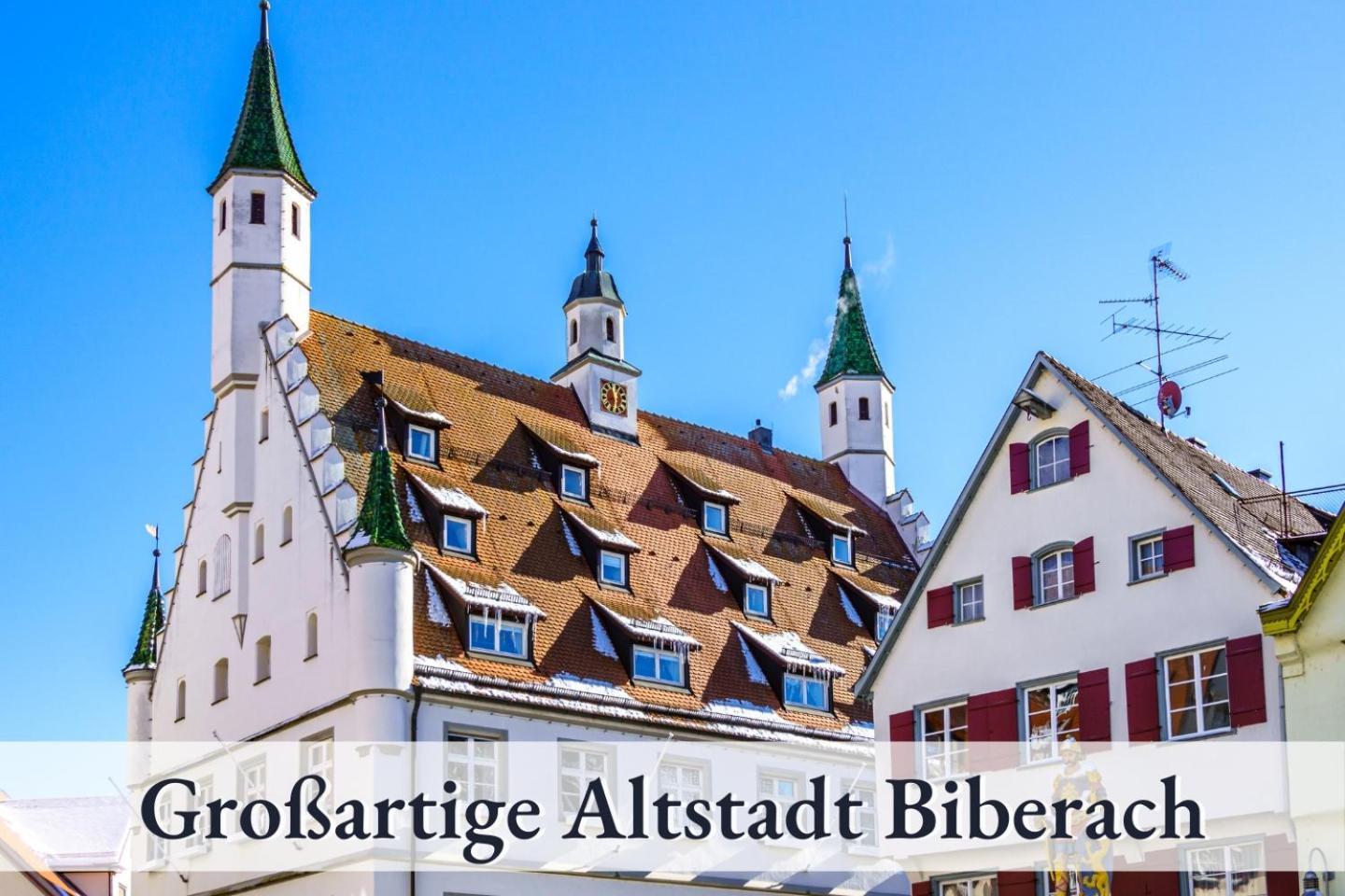 Biberach an der Riß Relaxapartment 2 Massagesessel Smarttv Kueche מראה חיצוני תמונה